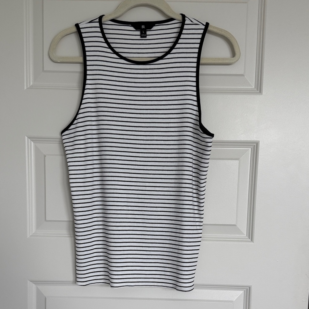 Banana Republic Striped Sleeveless Top